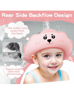 Gorro de Ducha para Niños León Ajustable 1-10 Años 2