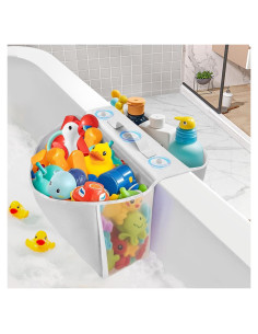 Organizador de Juguetes de Baño Wynaura con 2 Compartimentos