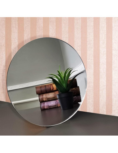 Espejo Acrílico Redondo 25 cm A Prueba de Roturas - NPF