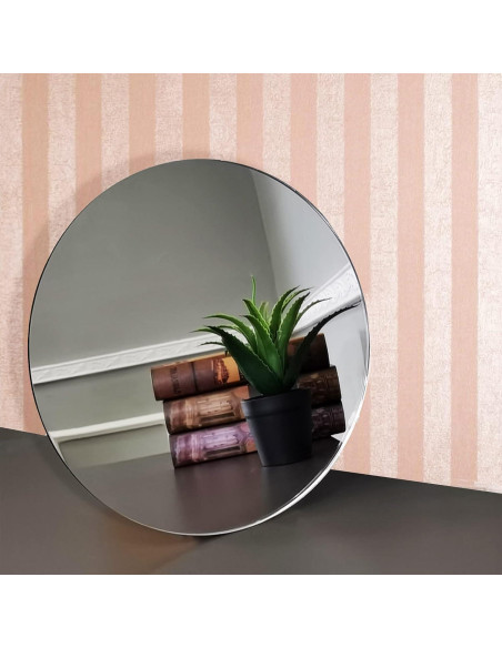 Espejo Acrílico Redondo 25 cm A Prueba de Roturas - NPF
