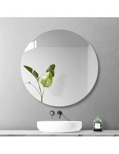 Espejo Acrílico Redondo 25 cm A Prueba de Roturas - NPF