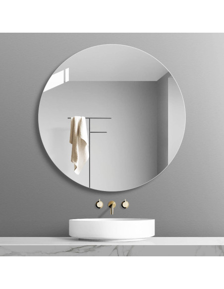 Espejo Acrílico Redondo 25 cm A Prueba de Roturas - NPF