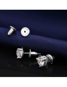 3 Pares de Respaldos de Aretes de Plata Esterlina Wanderbey 2