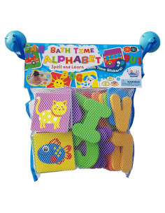 Pegatinas de Aprendizaje Buddy & Barney - 38 Piezas para Baño