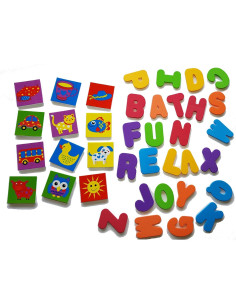 Pegatinas de Aprendizaje Buddy & Barney - 38 Piezas para Baño 2