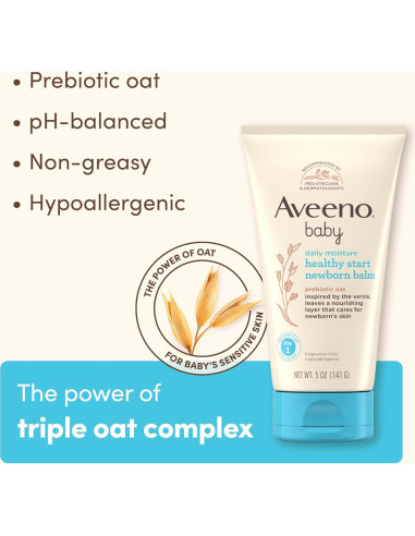 Bálsamo Nutritivo Aveeno Baby 141.75 g Hipoalergénico
