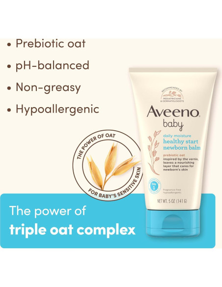 Bálsamo Nutritivo Aveeno Baby 141.75 g Hipoalergénico