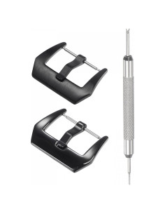 Conjunto Hebillas de Reloj uxcell Acero Inoxidable 24mm PVD