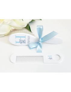 Juego de Cepillo y Peine Personalizado Elefante para Niños 2