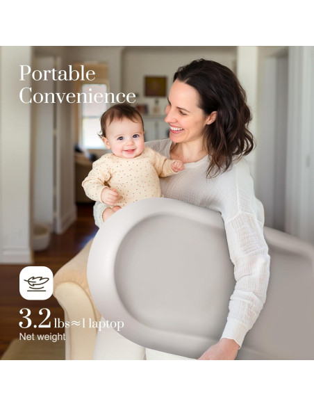 Almohadilla de Cambio PU Gris con Cinturón de Seguridad 83x48cm