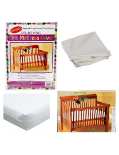 Cubierta de colchón para cuna Bistras Deluxe impermeable 71x132