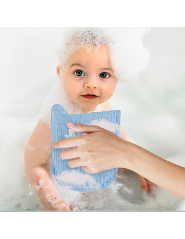 Paño de Eructo para Bebé Migiol 100% Algodón Muselina 6 Pzas