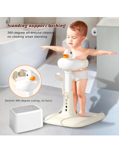 Soporte de Ducha para Bebés Plegable Antideslizante 2.1 kg 2