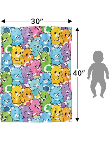 Manta de Bebé LOGOVISION Care Bears 76x102 cm Unisex