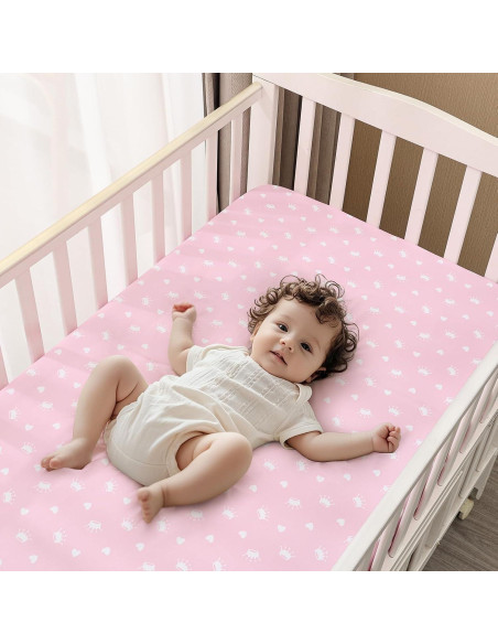 Sábanas Ajustables para Cuna PHF - 2 Piezas 71x132cm Castillo