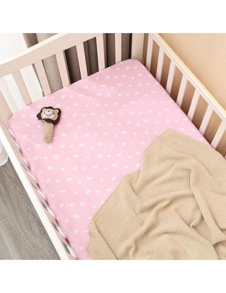 Sábanas Ajustables para Cuna PHF - 2 Piezas 71x132cm Castillo