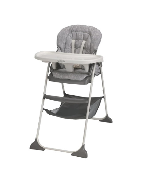 Silla Alta Graco Slim Snacker Plegado Rápido 6.4kg Batidor