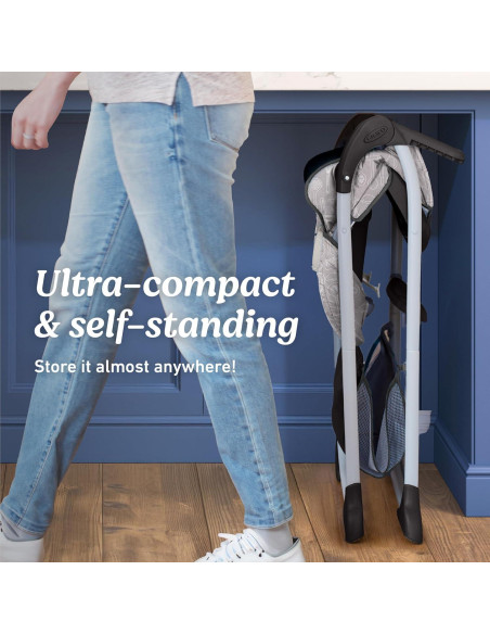 Silla Alta Graco Slim Snacker Plegado Rápido 6.4kg Batidor