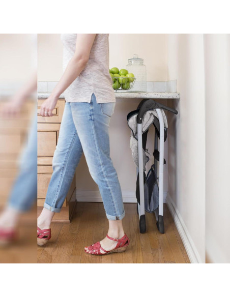 Silla Alta Graco Slim Snacker Plegado Rápido 6.4kg Batidor