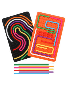 Tablero Sensorial Antiestrés FIIOEOY 2 Piezas para Niños 3+