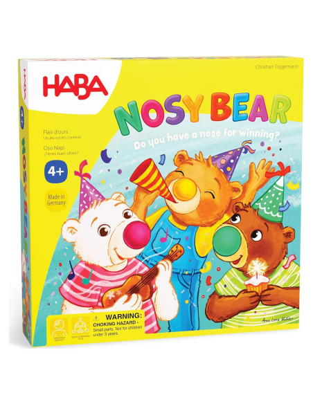 Juego de Mesa HABA Nosy Bear para Niños 4-8 Años Juego de Mesa HABA Nosy Bear para Niños 4-8 Años