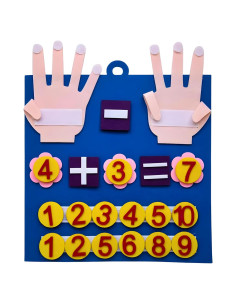 Juguete Montessori de Matemáticas Fieltro 3+ MonkeyMan