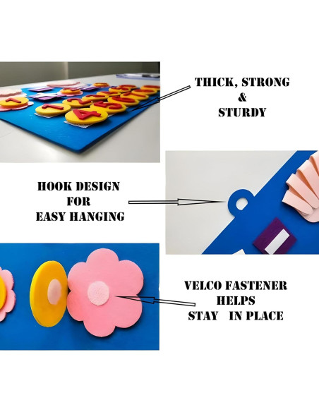 Juguete Montessori de Matemáticas Fieltro 3+ MonkeyMan