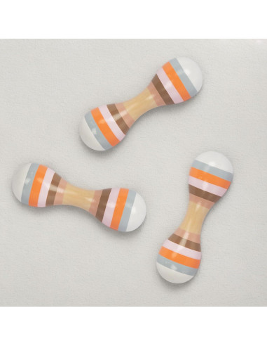 Maracas de Madera WoodenEdu para Bebés 5x15cm - Juguete Musical