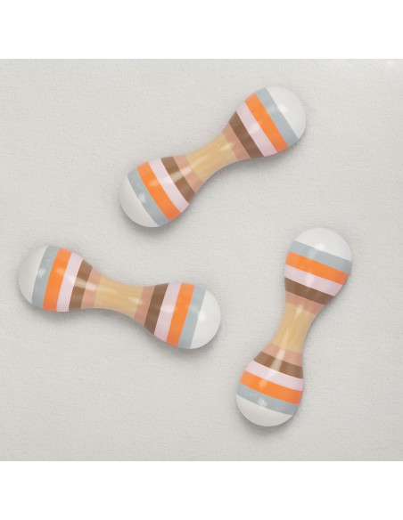 Maracas de Madera WoodenEdu para Bebés 5x15cm - Juguete Musical