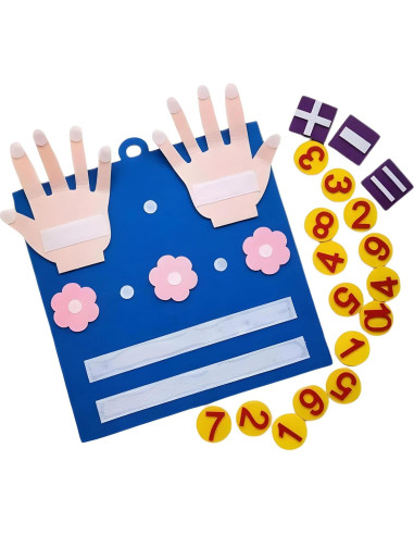 Juguete Montessori de Matemáticas Fieltro 3+ MonkeyMan