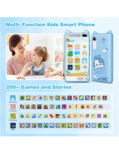Teléfono Inteligente para Niños E teacher-TYF D21 3.97" Azul 2