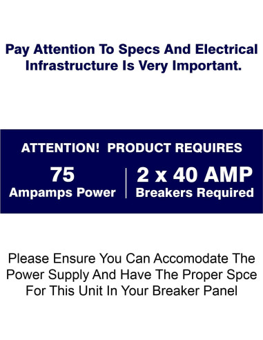 Calentador de Agua Eléctrico Sin Tanque Ranein 18kW 240V LED