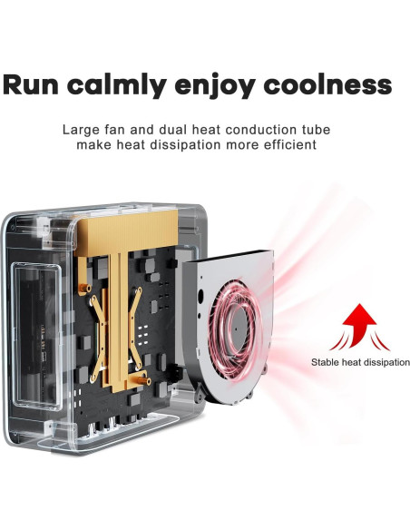 Mini PC Beelink SER5 AMD Ryzen 5 5500U 16GB RAM 500GB SSD