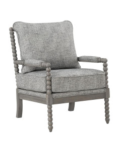 Silla de Acento Abbott OSP Home Furnishings Tela Grafito