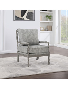 Silla de Acento Abbott OSP Home Furnishings Tela Grafito 2