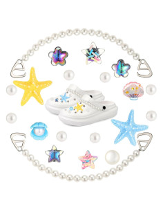 Juego de 20 Encantos de Zapatos Oceánicos para Sandalias