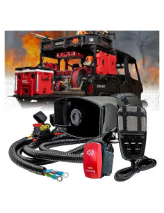 Sistema PA Sirena OZ-USA con Kit de Cableado para Can-Am 2018-2025