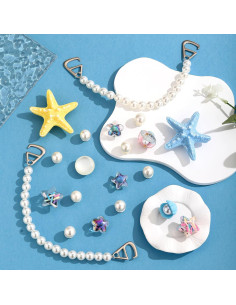 Juego de 20 Encantos de Zapatos Oceánicos para Sandalias 2