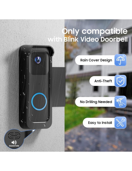 Soporte de Seguridad Anti-Robo para Timbre Blink - Negro
