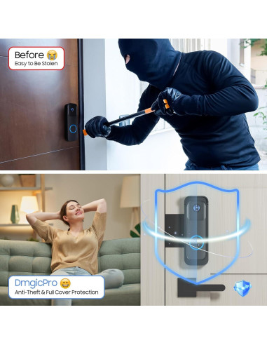 Soporte de Seguridad Anti-Robo para Timbre Blink - Negro