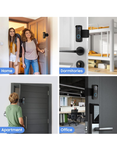 Soporte de Seguridad Anti-Robo para Timbre Blink - Negro