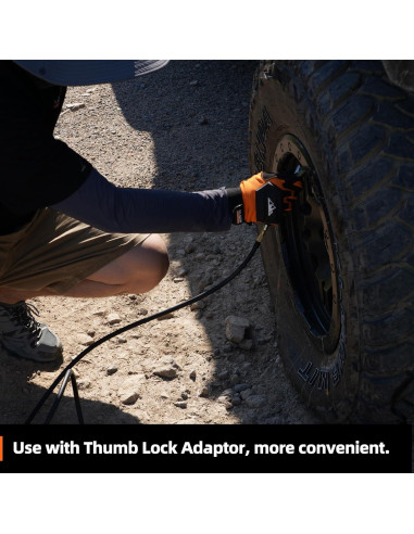 Manguera de Aire ALL-TOP 8M con Manómetro para Compresor