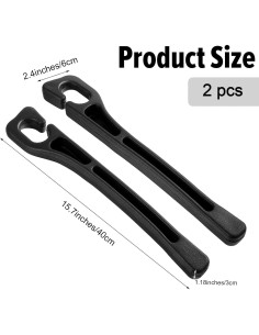 Rellenadores de Espacio entre Asientos de Coche Hpmjz 2 Pcs 2