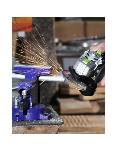 Torno de Banco WORKPRO 4.5" Multifuncional para Madera