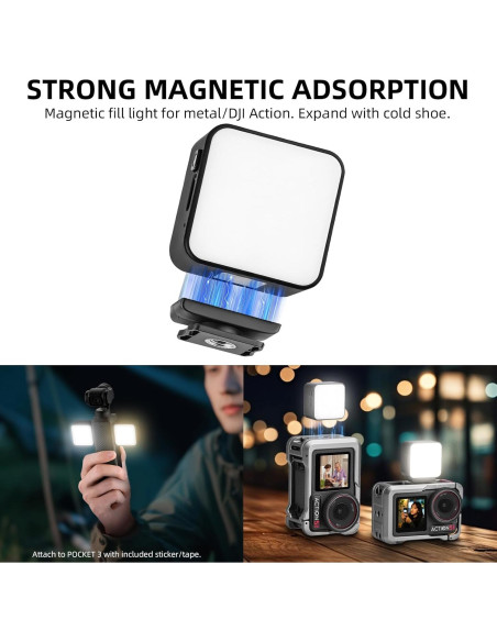 Luz de Relleno Magnética Pocket 3 - Shenzhen Heyi, 6500K