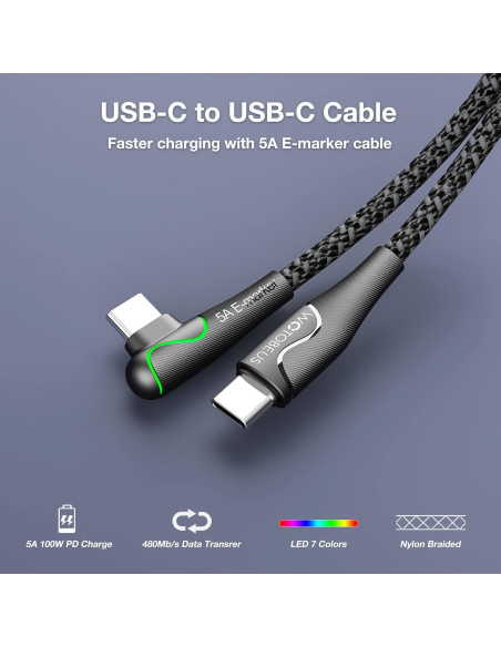 Cargador de Coche WOTOBEUS 165W USB-C PD3.1 Rápido