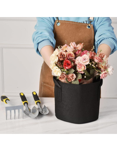 Paquete de 24 bolsas de cultivo JNYONG 19L con asas Paquete de 24 bolsas de cultivo JNYONG 19L con asas