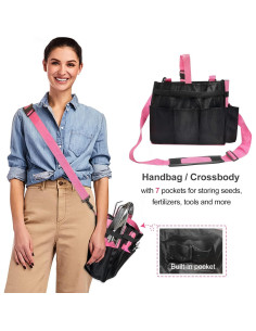 Juego de Herramientas de Jardinería YZNlife con Bolsa y Guantes 2