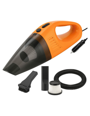 Aspiradora de Mano Genérica 12V con Accesorios - 0.5 kg