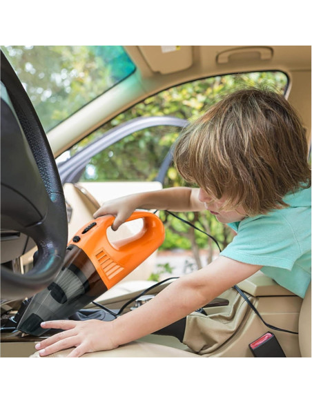 Aspiradora de Mano Genérica 12V con Accesorios - 0.5 kg